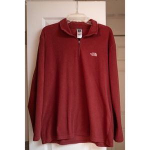 North Face Thin Red Fleece
